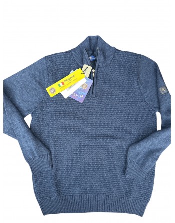 Maglione mezzo zip OCEAN...