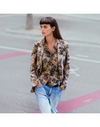 BLAZER FLOCCATO DESIGUAL...